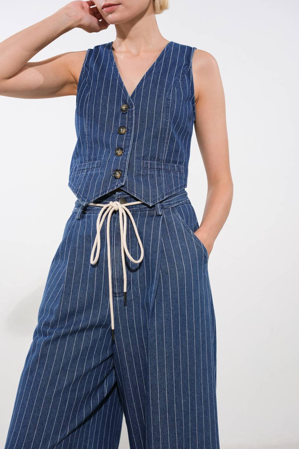 I STILL BELIEVE DENIM PANTS Flying Tomato